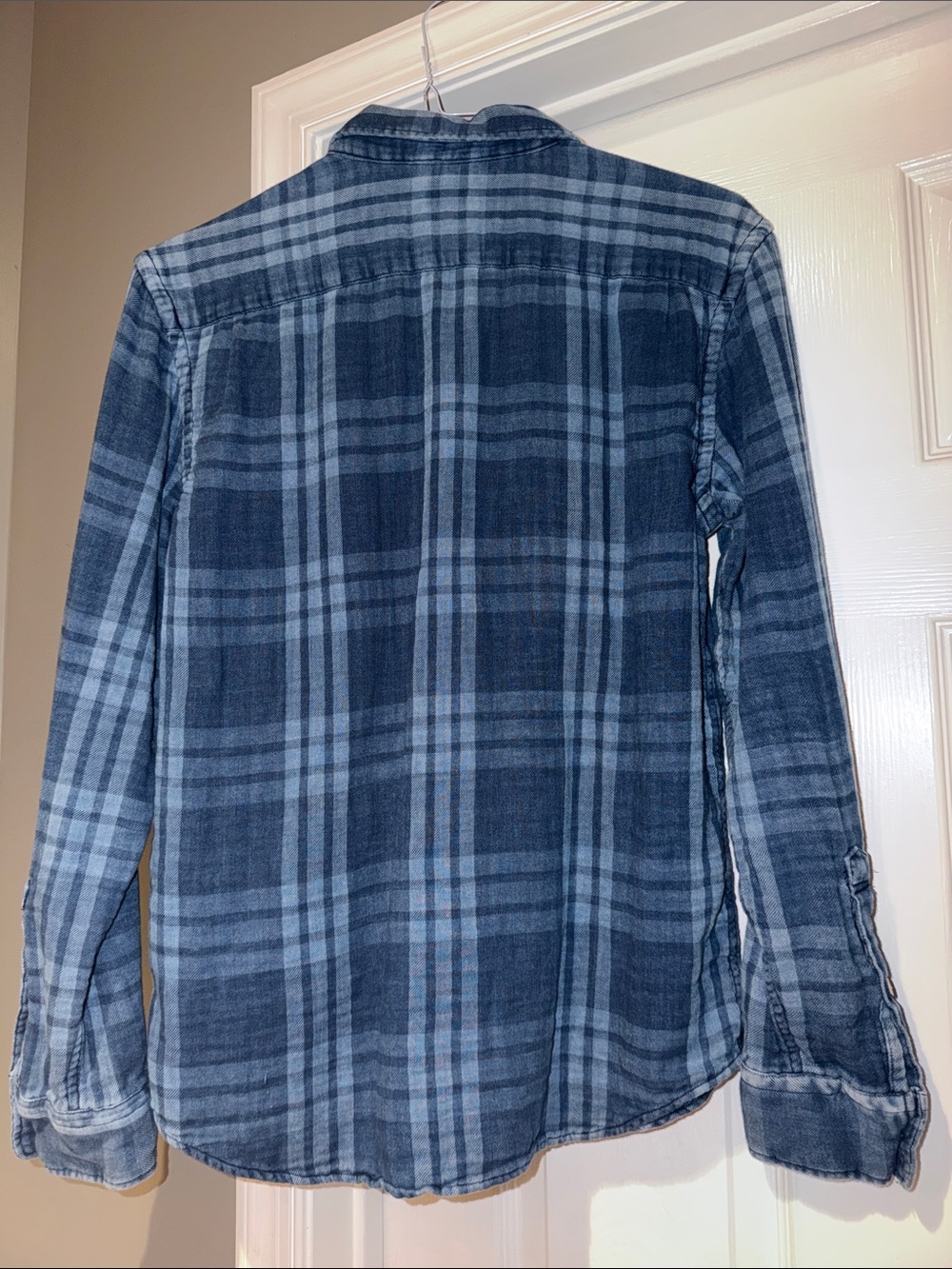 Faherty The Tony Doublecloth Shirt in Indigo Mist - Picture 5 of 5